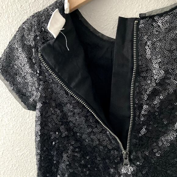 Gap Kids Sequin Shift Dress - Black - XS or 4/5 - Picture 6 of 11